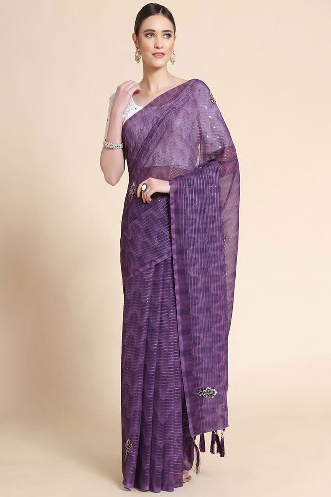 Printed W 161 Fancy Wholesale Party Wear Georgette Saree Catalog